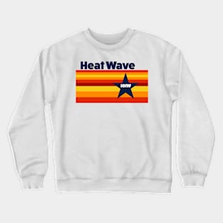 Houston Heat Wave - Blue Crewneck Sweatshirt